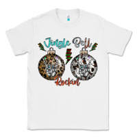 White Jingle Bell Rockin Classic Tee - CowhideDigitalArt