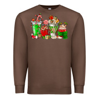 Chestnut Christmas coffee cup Premium Sweatshirt - NancyCooperArtShop