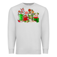 Dove Grey Christmas coffee cup Premium Sweatshirt - NancyCooperArtShop