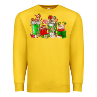 Lemon Christmas coffee cup Premium Sweatshirt - NancyCooperArtShop