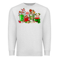 Oatmeal Heather Christmas coffee cup Premium Sweatshirt - NancyCooperArtShop