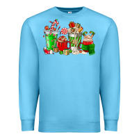 Ocean Blue Christmas coffee cup Premium Sweatshirt - NancyCooperArtShop