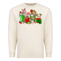 Sandshell Christmas coffee cup Premium Sweatshirt - NancyCooperArtShop