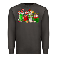 Smoke Christmas coffee cup Premium Sweatshirt - NancyCooperArtShop
