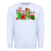 White Christmas coffee cup Premium Sweatshirt - NancyCooperArtShop