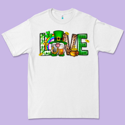 Love St. Patricks Day Premium Tee Designed By Neo Western