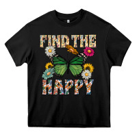 Black Kind The Happy Heavy Core Tee - CowhideDigitalArt