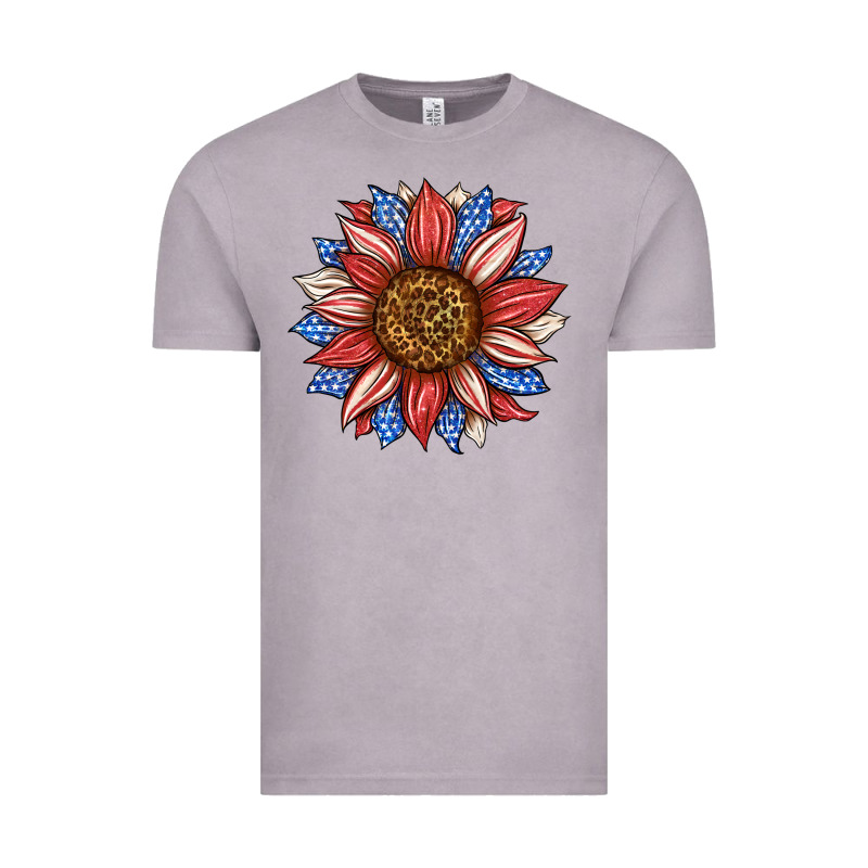 American Flag Sunflower Vintage Tee by LillyAllenDesigns | Teevron