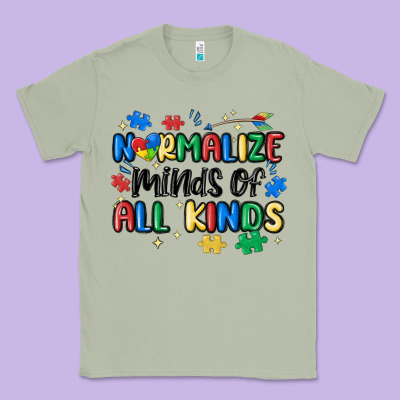 Normalize Minds Of All Kinds Classic Tee Designed By Maliassmallbusiness