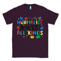 Plum normalize minds of all kinds Classic Tee - MaliasSmallBusiness