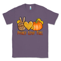 Lavender peace love fall Classic Tee - AdoDesignShop