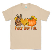 Mushroom peace love fall Classic Tee - AdoDesignShop