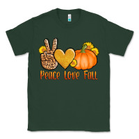 Sports Green peace love fall Classic Tee - AdoDesignShop