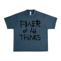 Midnight Navy Fixer Of All Things Urban Heavy Tee - LillyAllenDesigns