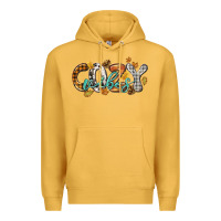 Mustard Cozy vibes Premium Hoodie - NancyCooperArtShop