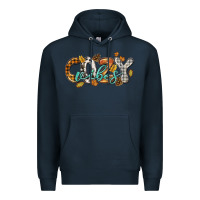 Navy Cozy vibes Premium Hoodie - NancyCooperArtShop