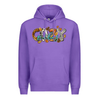Purple Cozy vibes Premium Hoodie - NancyCooperArtShop