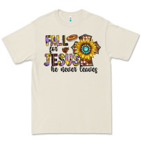 Bone fall for jesus he never leaves Premium Tee - CowhideDigitalArt