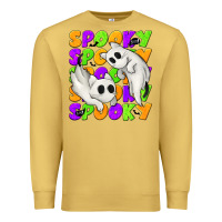 Antique Gold Spooky with Ghost Cats Premium Sweatshirt - texasbilliewilder