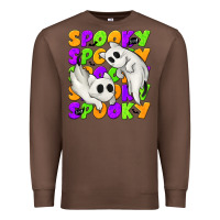 Chestnut Spooky with Ghost Cats Premium Sweatshirt - texasbilliewilder