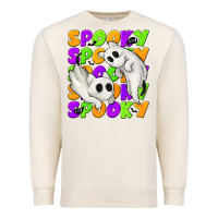 Sandshell Spooky with Ghost Cats Premium Sweatshirt - texasbilliewilder