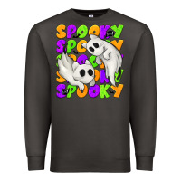 Smoke Spooky with Ghost Cats Premium Sweatshirt - texasbilliewilder