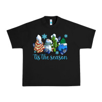 Black tis the season christmas tree  cake winter and snowman Urban Heavy Tee - AdoDesignShop