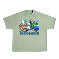 Tis The Season Christmas Tree  Cake Winter And Snowman Urban Heavy Tee | Teevron