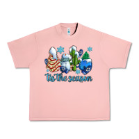Salmon tis the season christmas tree  cake winter and snowman Urban Heavy Tee - AdoDesignShop