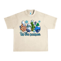 Sandshell tis the season christmas tree  cake winter and snowman Urban Heavy Tee - AdoDesignShop