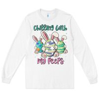 White chilling with my peeps Long Sleeve Tee - MaliasSmallBusiness
