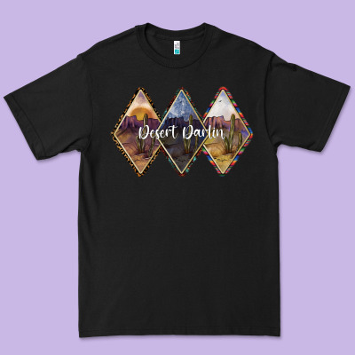 Desert Darlin Premium Tee Designed By Sublimationcraftshop