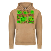 Vintage Camel shamrock glitter leopard and wood background Vintage Hoodie - Artiststas