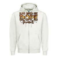 Oatmeal Heather black women are dope periodt Zipper Hoodie - LillyAllenDesigns