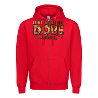Red black women are dope periodt Zipper Hoodie - LillyAllenDesigns
