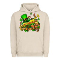 Pigment French Oak St. Patrick's Kentucky map Urban Hoodie - OliviaCreatesArt