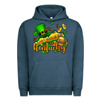 Pigment Midnight Navy St. Patrick's Kentucky map Urban Hoodie - OliviaCreatesArt