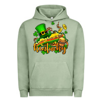 Pigment Oil Green St. Patrick's Kentucky map Urban Hoodie - OliviaCreatesArt