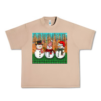 Burro christmas snovman Urban Heavy Tee - BarkalooDesign