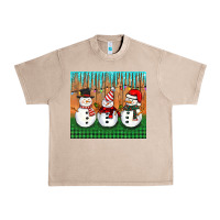 French Oak christmas snovman Urban Heavy Tee - BarkalooDesign
