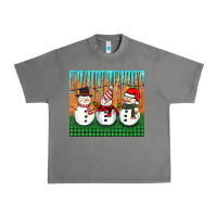 Christmas Snovman Urban Heavy Tee | Teevron