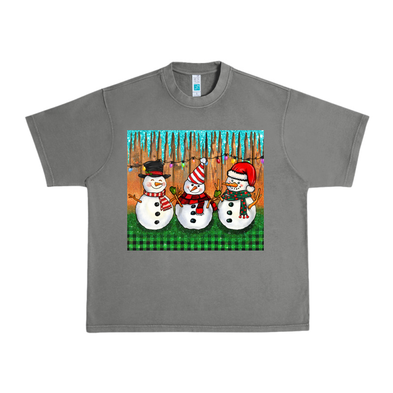Christmas Snovman Urban Heavy Tee by BarkalooDesign | Teevron