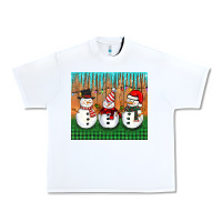 White christmas snovman Urban Heavy Tee - BarkalooDesign