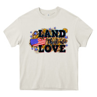Cream Land that we love 4th of July Heavy Core Tee - Neo Western