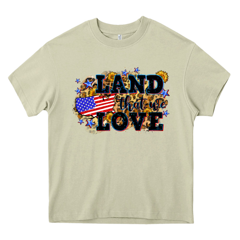 Land That We Love 4th Of July Heavy Core Tee by Neo Western | Teevron