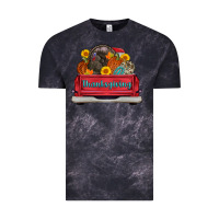 Cloud Black thanksgiving truck turkey pumpkin Vintage Tee - AdoDesignShop