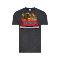 Vintage Black thanksgiving truck turkey pumpkin Vintage Tee - AdoDesignShop