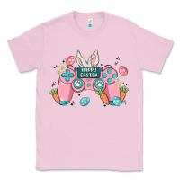 Bubblegum Pink happy easter Classic Tee - MaliasSmallBusiness