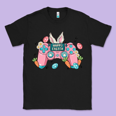 Happy Easter Classic Tee Designed By Maliassmallbusiness
