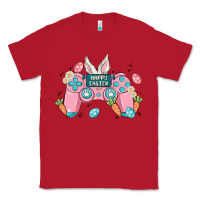 Red happy easter Classic Tee - MaliasSmallBusiness
